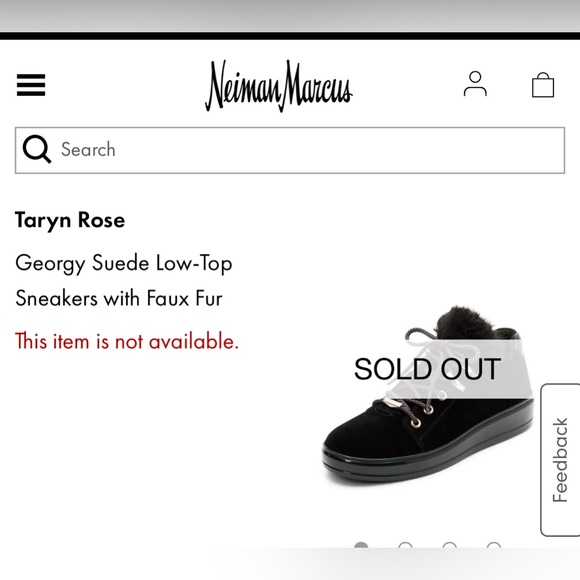 Taryn Rose Georgy Suede and Fur Sneakers - Picture 3 of 12